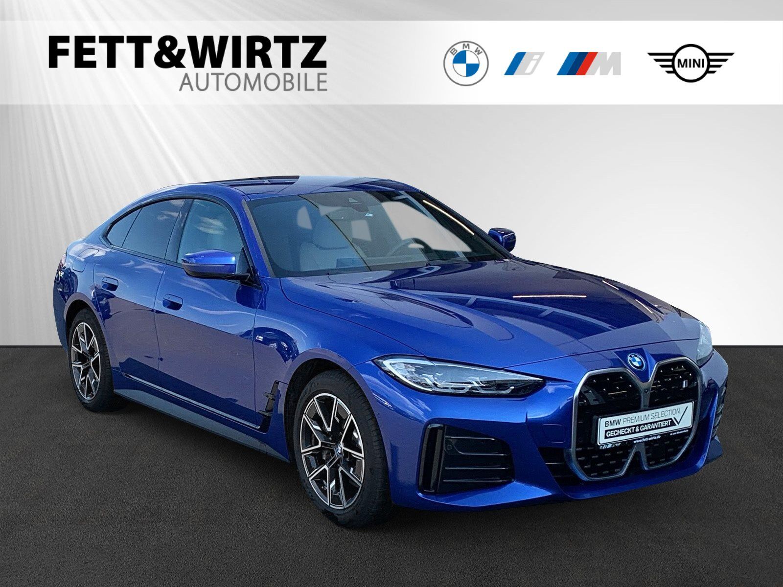 BMW i4 eDrive40 Gran Coupé Lr.399,- br.oAnz.24Mon/5`Km p.A.