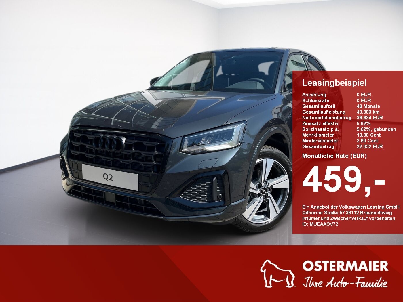 Audi Q2 advanced 35TFSI 150PS GRA,PDC,KLIMA,18ALU