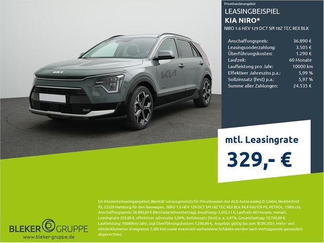 Kia Niro 1.6 HEV 129 DCT SPI 18Z TEC REX BLK