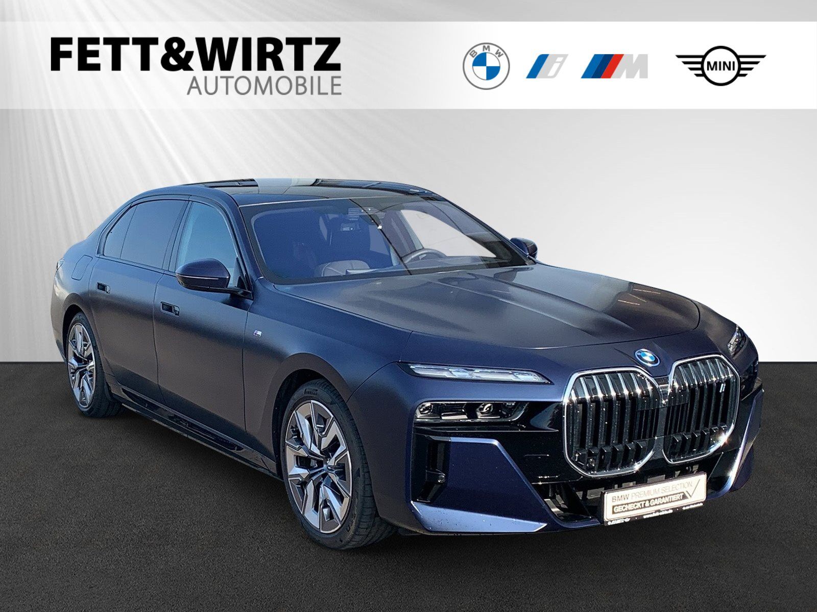 BMW i7 xDrive60 Lr. 850,- br. o. Anz. 24Mon/5`Km p.A.