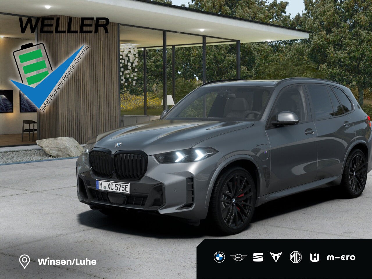 BMW X5 xDr.50e, M-Sport Pro, B&W, HUD, Pano, AHK, 22"