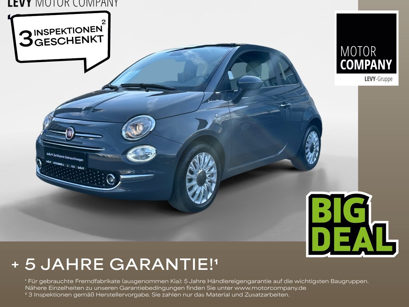 Fiat 500 1.0 Dolce Vita DolceVita +Pano+PDC+Alu+Garan