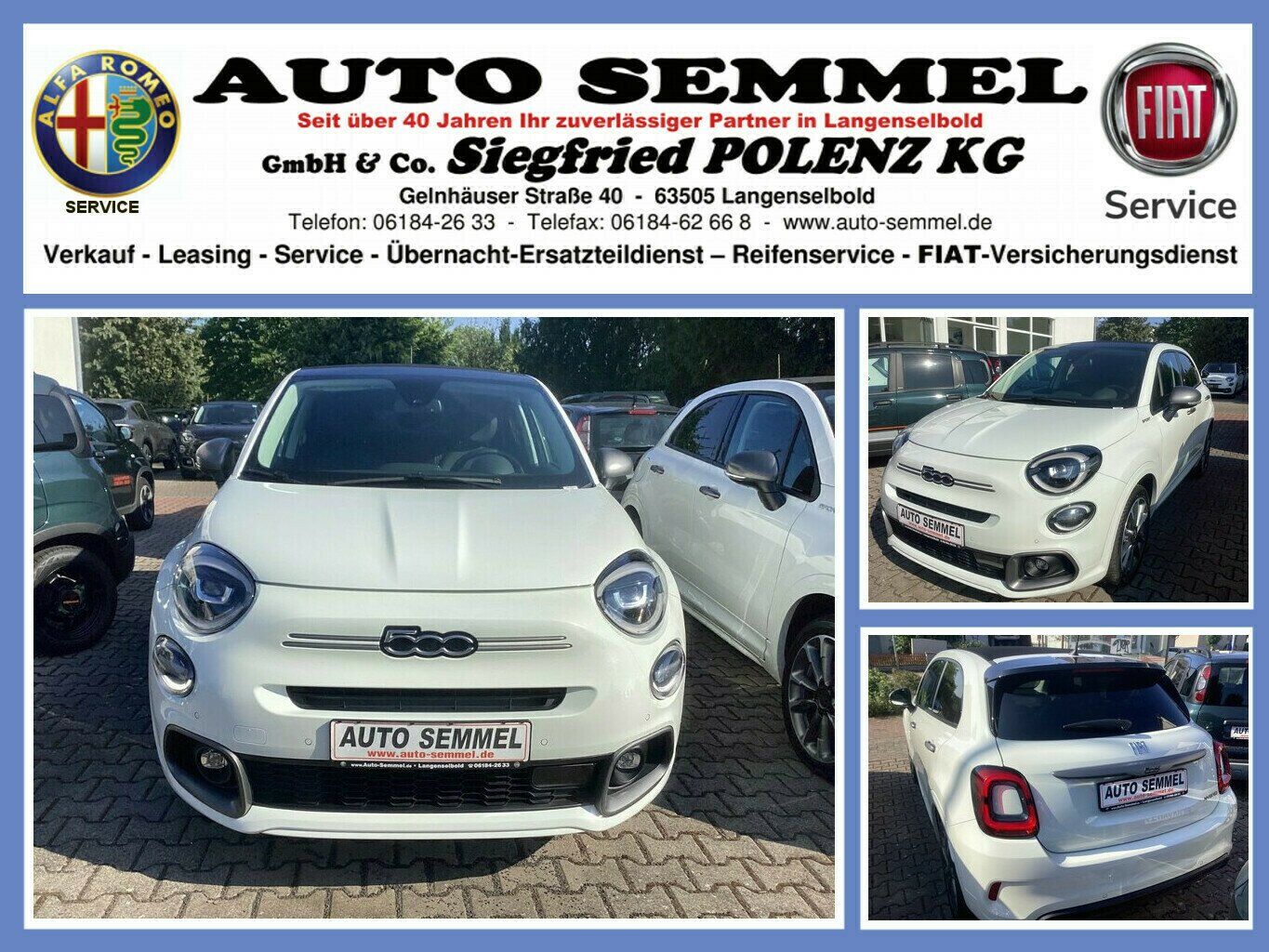 Fiat 500X Dolcevita Sport Hybrid 1.5 GSE 130PS