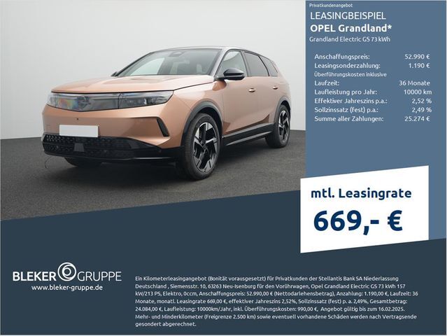 Opel Grandland Electric GS 73 kWh