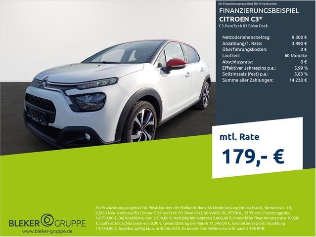Citroen C3 PureTech 83 Shine Pack