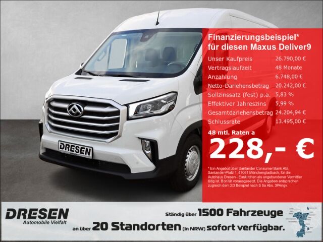 Maxus Deliver9 Kastenwagen L3H2 2.0 Diesel FWD BASE *P