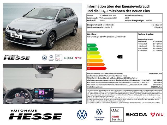 VW Golf VIII 1.5 eTSI Goal DSG, AHK LED Digi Tacho