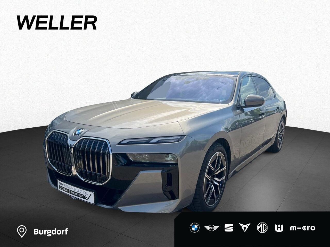 BMW 740d xDrive M Sport B&W HUD 360° SKY StHz Iconic