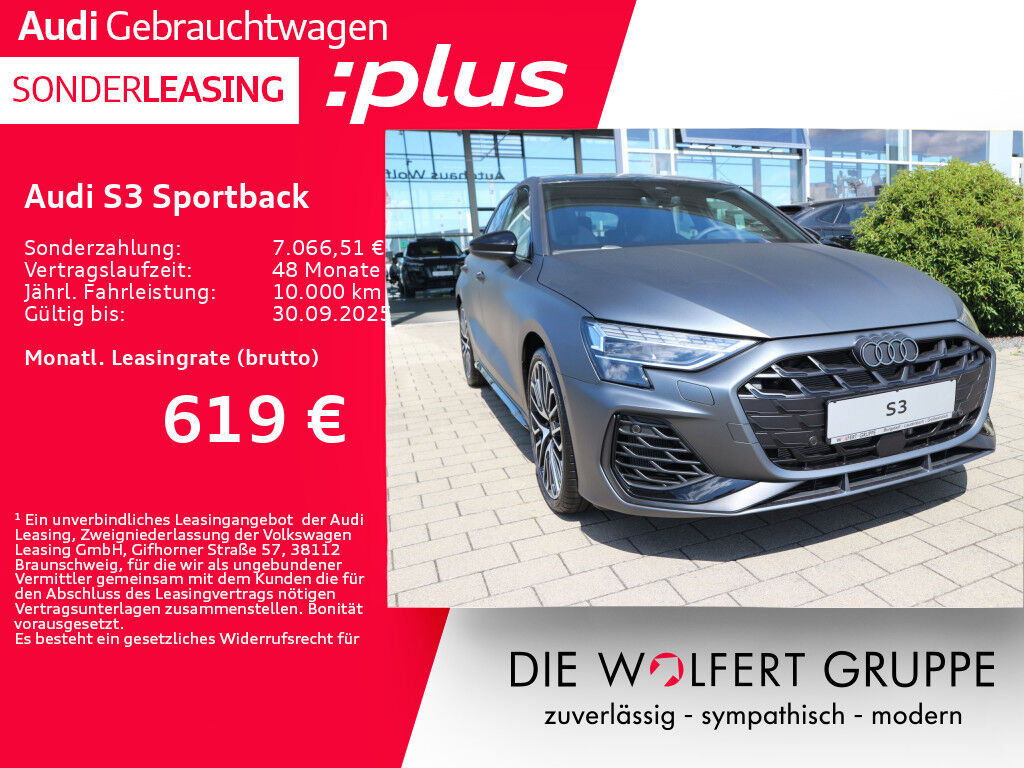 Audi S3 Sportback TFSI S tronic*MATT*PANO*MATRIX*