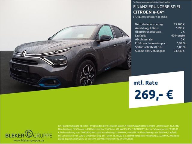 Citroen e-C4 Elektromotor 136 Shine