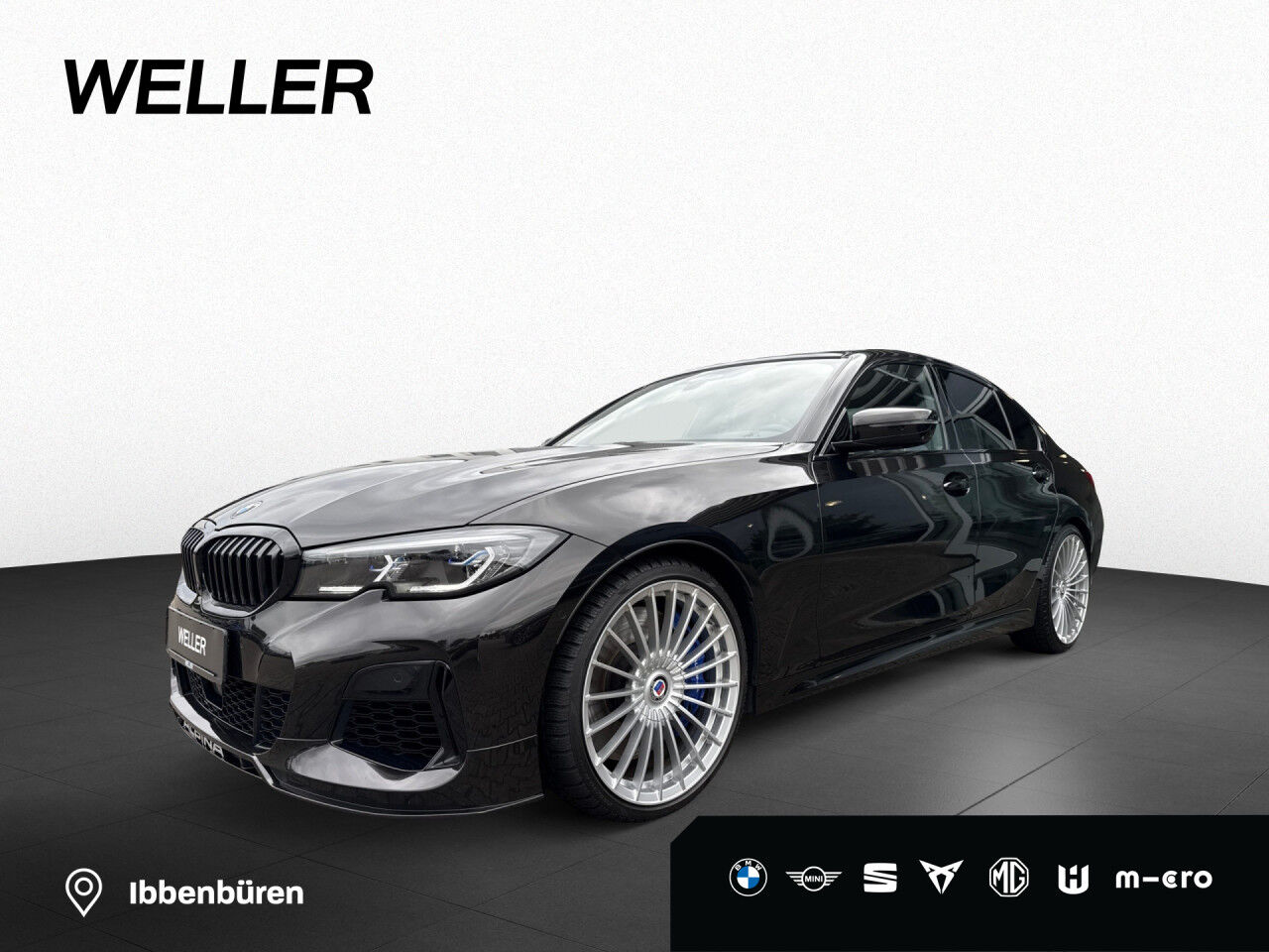 ALPINA B3 AHK Lenkradhz Alarm Glasdach Memory Laser HUD