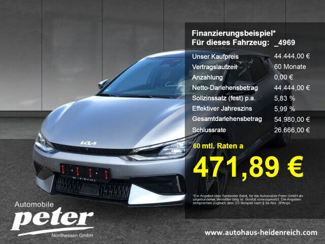 KIA EV6 77,4-kWh AWD GT+SCHIEBEDACH+SOFORT