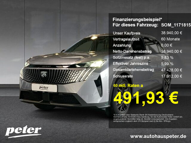 PEUGEOT 5008 Allure Hybrid Klima+SHZ+Navi+