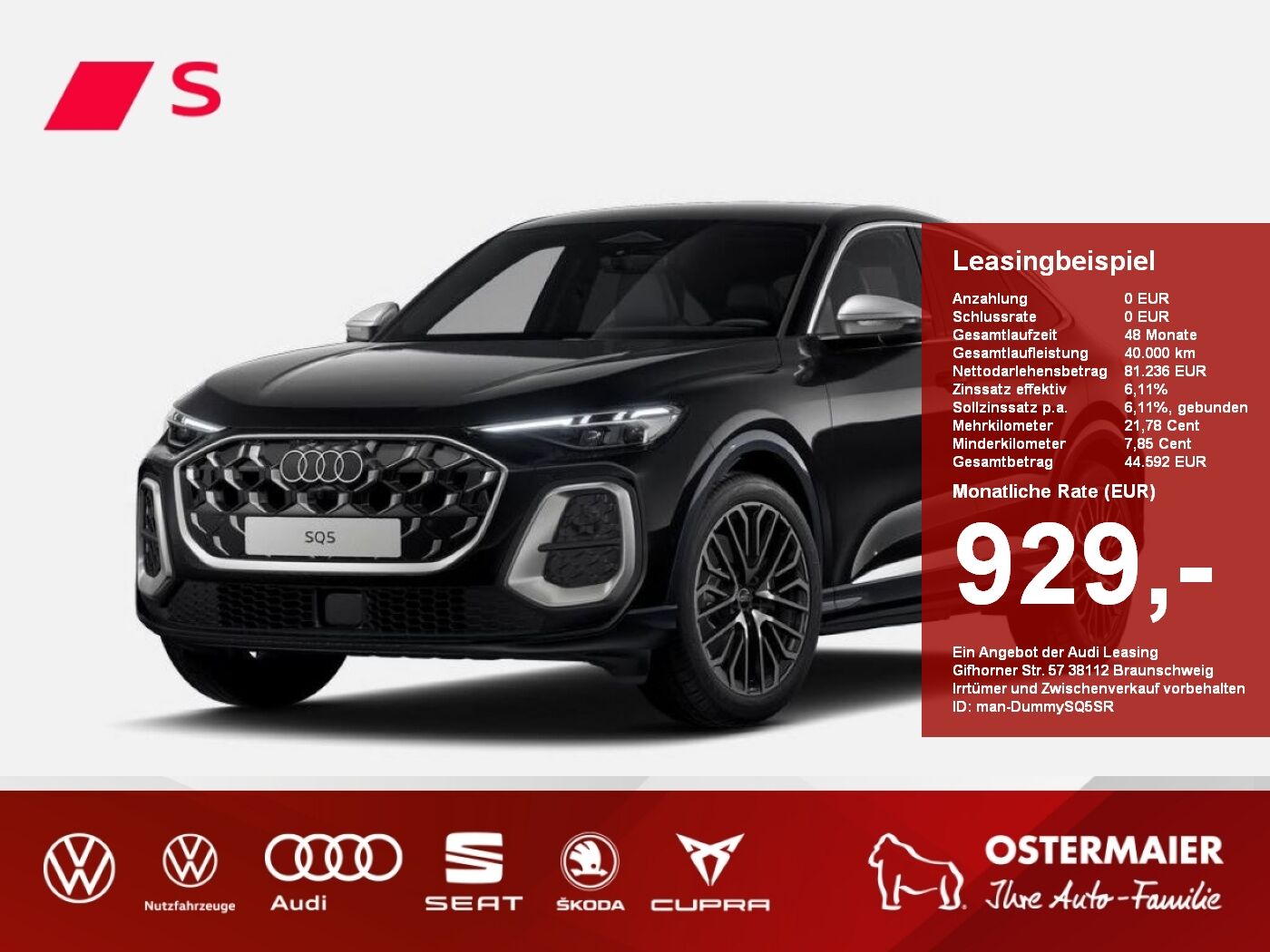 Audi SQ5 Sportback TFSI quattro 21ALU.AHK.NAV.LED.TEC