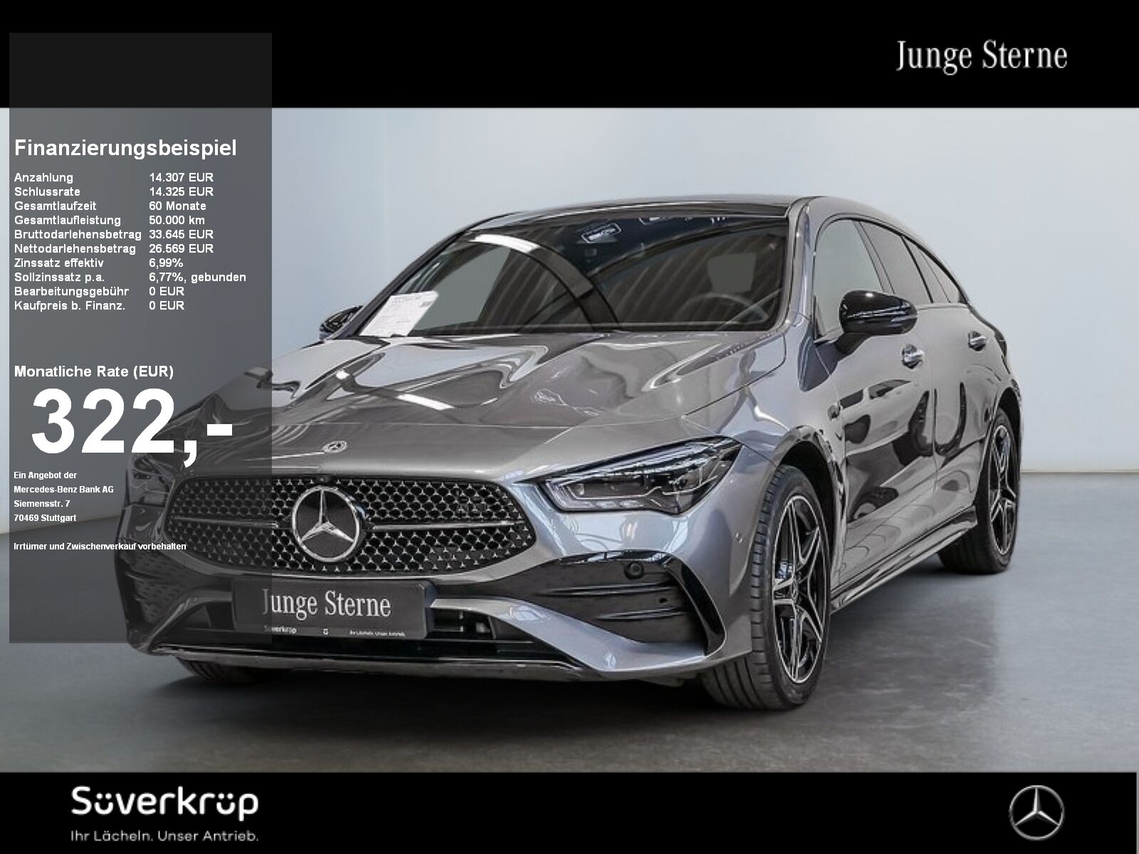 Mercedes-Benz CLA 250 e SB , AMG NIGHT SPUR PANO 360 PDC MEMO