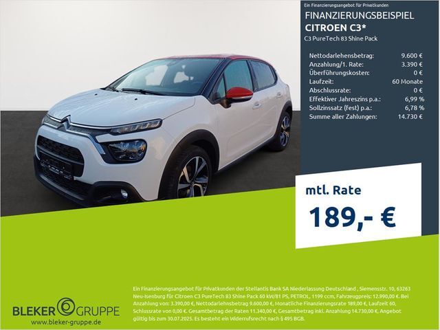 Citroen C3 PureTech 83 Shine Pack