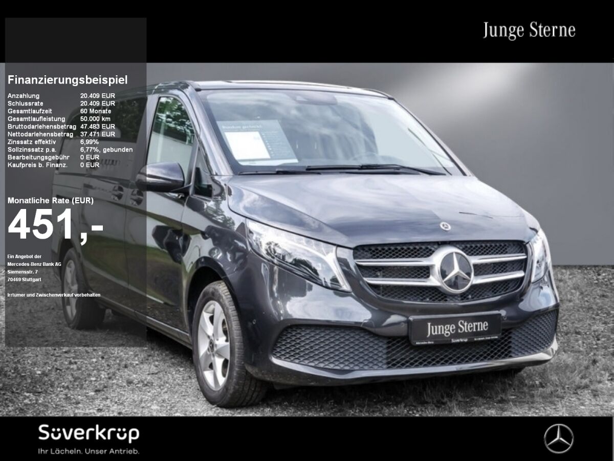 Mercedes-Benz V 250 d Lang Navi LED Klima 7sitzer Kamera AERO