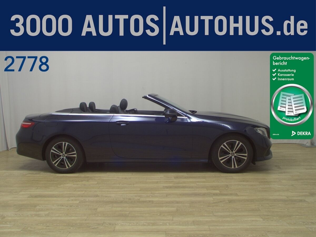 Mercedes-Benz E 220 d Cabrio Avantgarde T-Leder Navi LED AHK