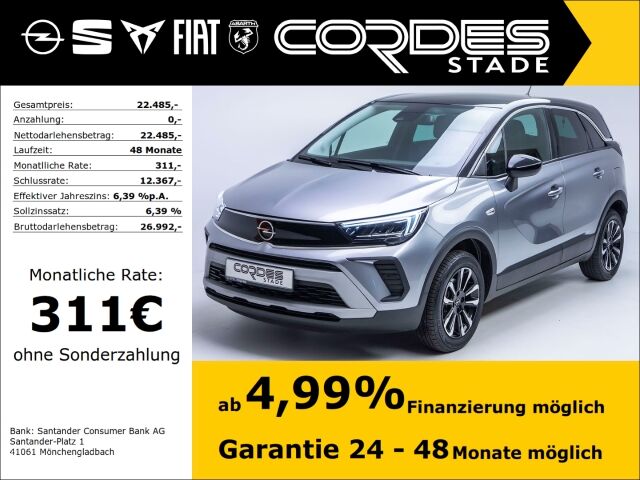 Opel Crossland Elegance 1.2 Turbo Automatik Navi PDC