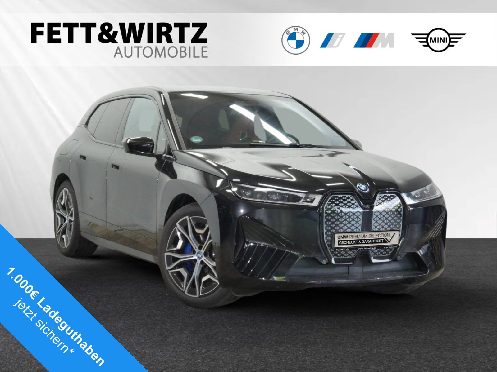 BMW iX xDrive50 Lr. 499,- br. o.Anz. 24Mon/5`Km p.A.