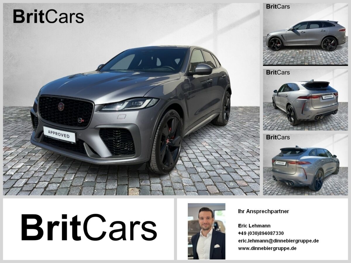 Jaguar F-PACE P550 AWD SVR FLA ACC 360 SpurH LM SD LED