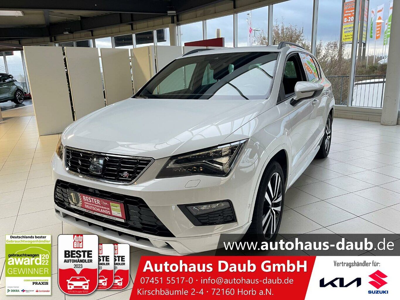 SEAT Ateca 2.0 TSI FR+Allrad+Pano+DSG+AppleCarplay+++