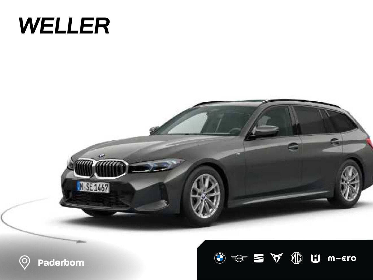 BMW 330i xDrive Touring M Sport LCI,Pano,AHK,HUD,360