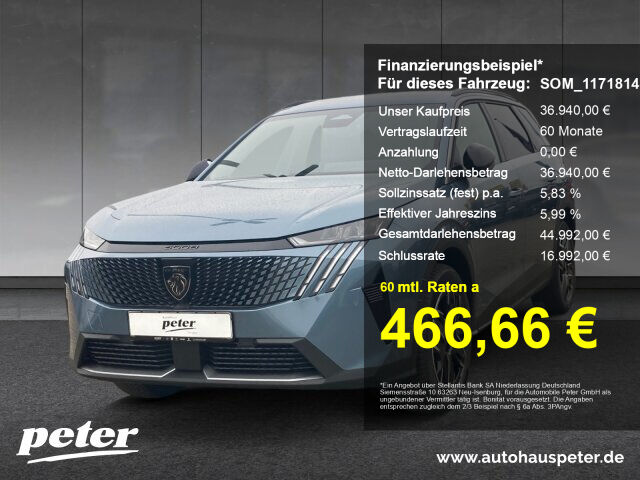 PEUGEOT 5008 Allure Hybrid 136PS eDSC +Navi+Winter-Paket