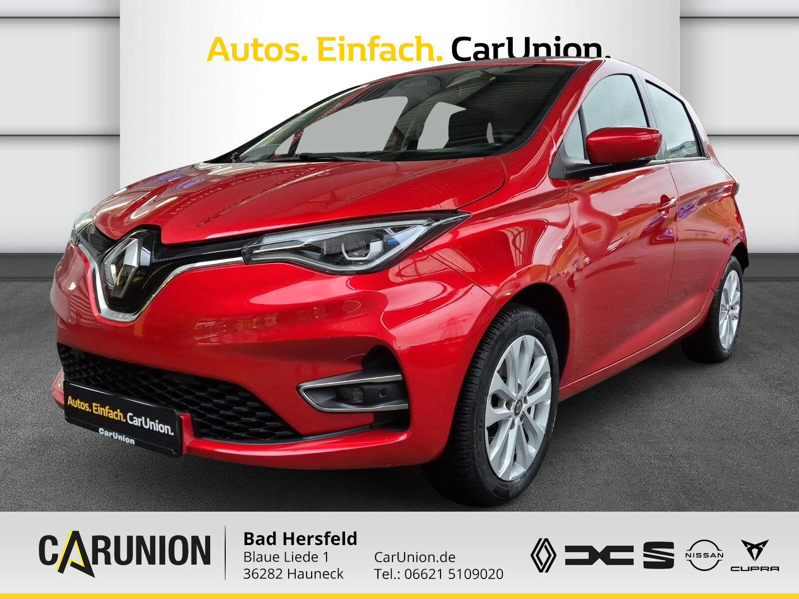 Renault ZOE E-Tech 100% elektr. EXPERIENCE R110 Z.E. 50