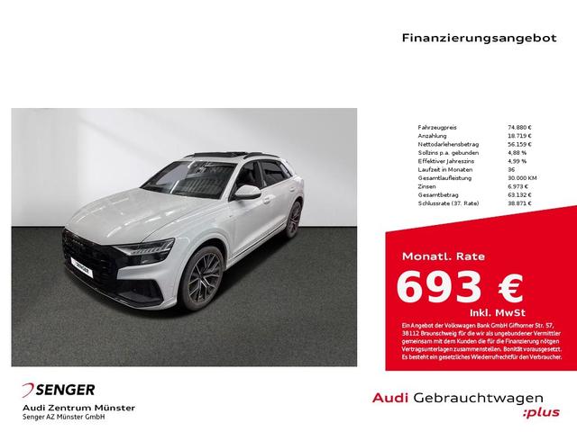 Audi Q8 50 TDI quattro S line Matrix Pano Standh. B&O