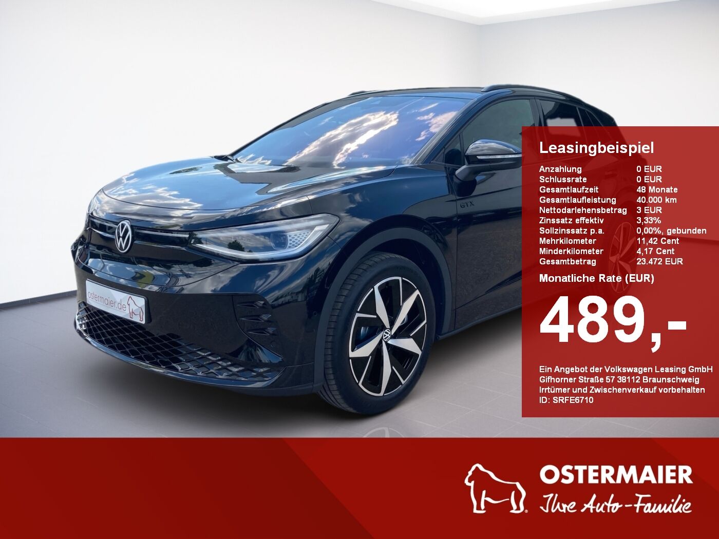 VW ID.4 GTX 4MOTION 77 kWh 20Alu,AHK,Nav,Wärmepumpe