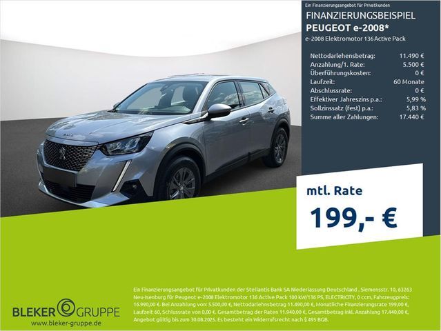 Peugeot e-2008 Elektromotor 136 Active Pack
