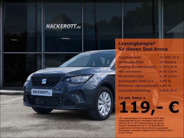 Seat Arona Road Edition 1.0 TSI 116 PS 6-Gang PDC v.+