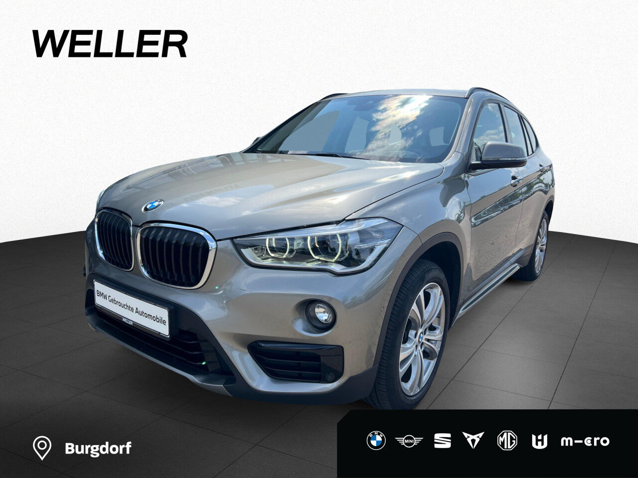 BMW X1 xDrive25d Sport Pano LED Navi AHK HUD H/K Kmfzg