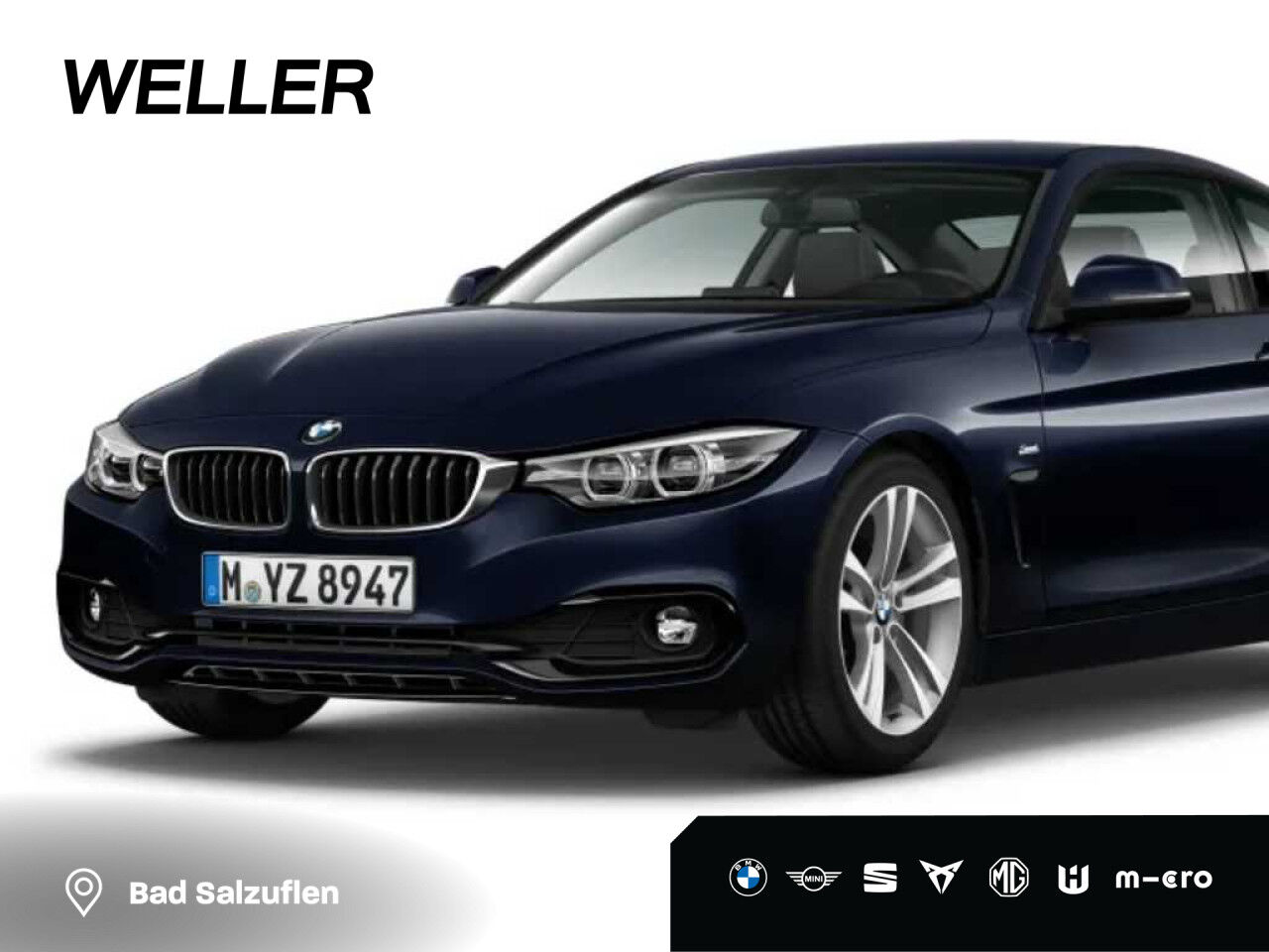 BMW 420i Coupe xDrive Sport Line Navi LED Sportsitze