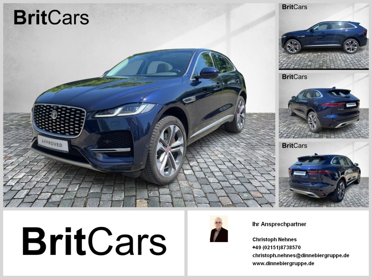 Jaguar F-PACE D300 AWD SE Pano SpurH el.Heck elSitz SD