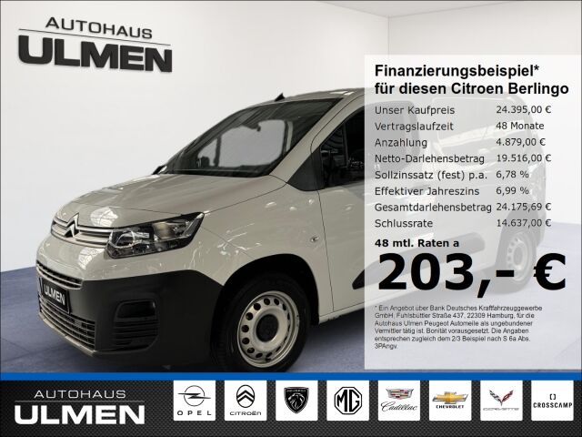 Citroen Berlingo Kasten Club M L1 1.5 BlueHDi FAP EU6d E
