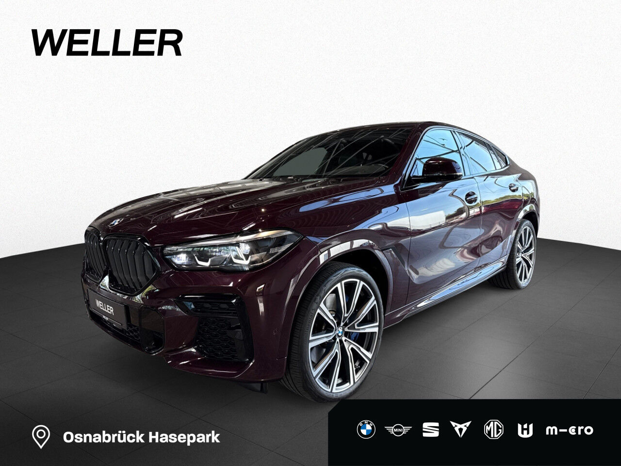 BMW X6 xD40d M SPORT KomfSi ICONICGLOW 22" HUD RFK LED