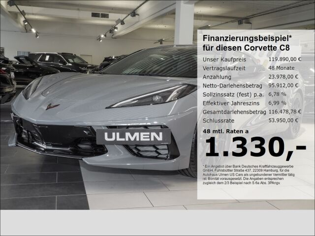 Corvette C8 Stingray 3LT Voll +?5.000,- Inzahlungnahme-Pr