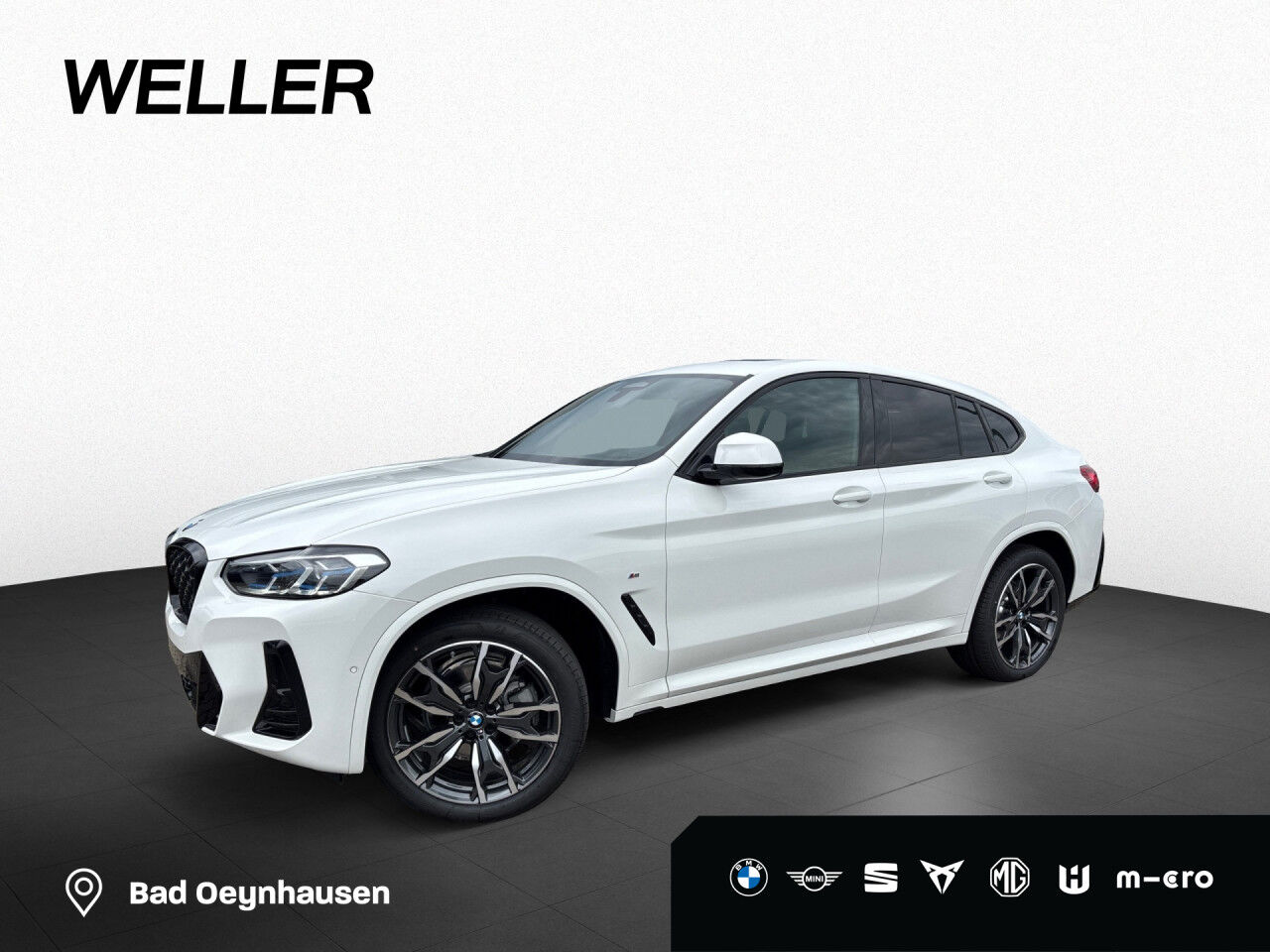 BMW X4 xDrive20d MPaket Laser LiCoPro HUD LHZ AHK, Lea