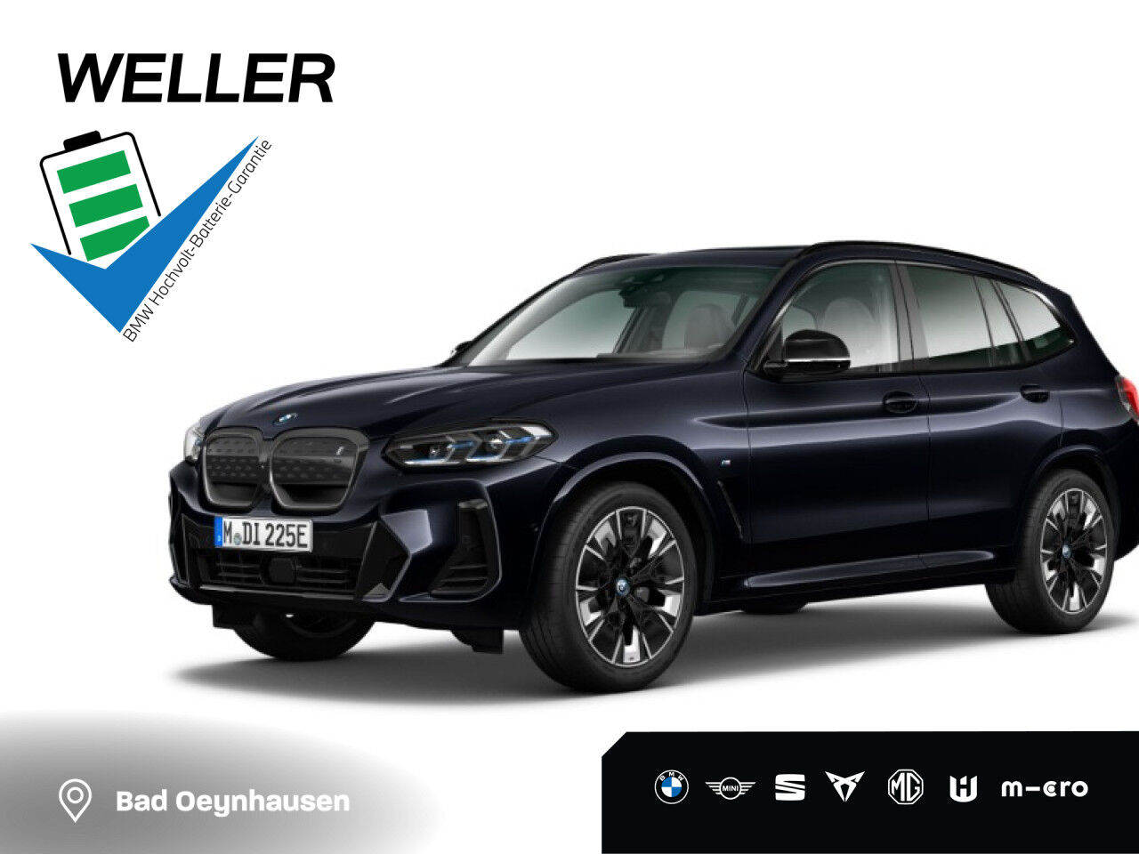 BMW iX3 M SPORT Laser,Pano,AHK,360°,H/K,DAPro,HUD PDC