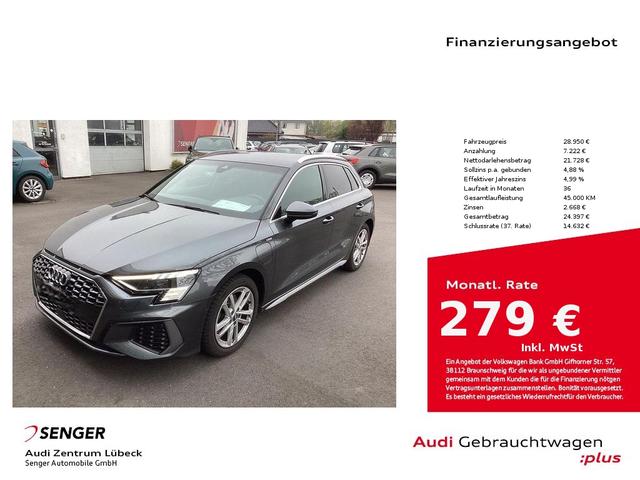 Audi A3 Sportback 40 TFSI e S line Matrix Navi B&O