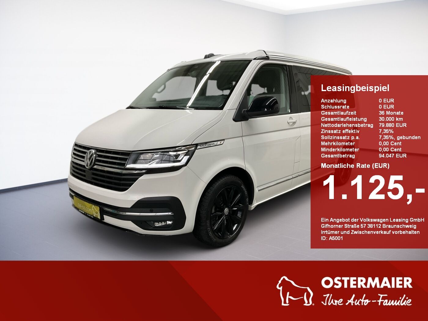 VW T6.1 California OCEAN EDITION 2.0TDI 204PS 4M DS