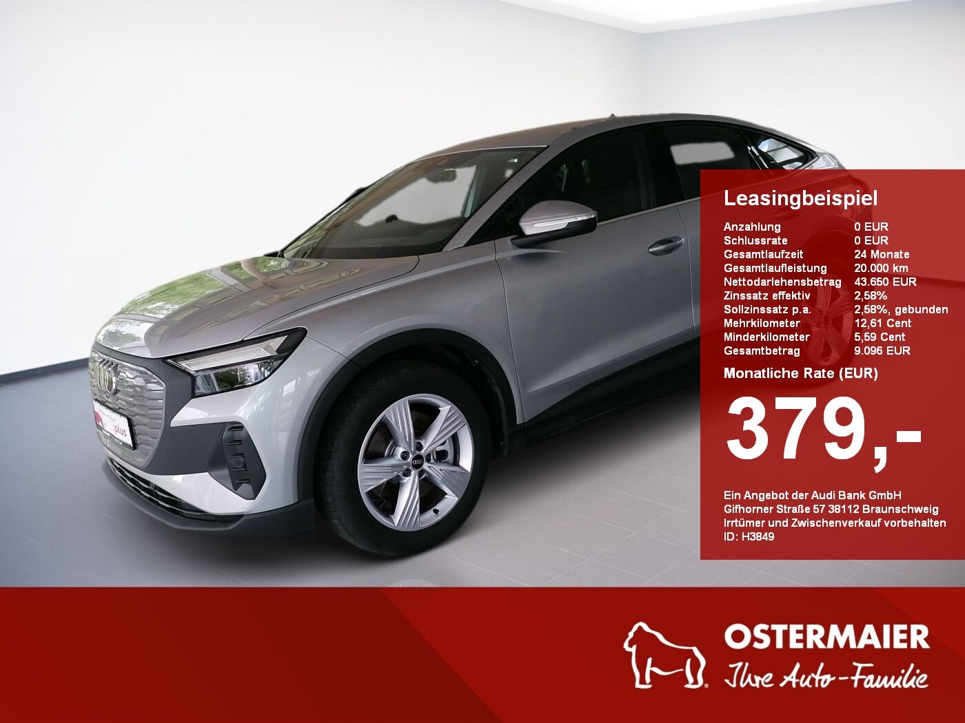 Audi Q4 Sportback e-tron 45 QUATTRO ACC.LED.NAVI.VIRT