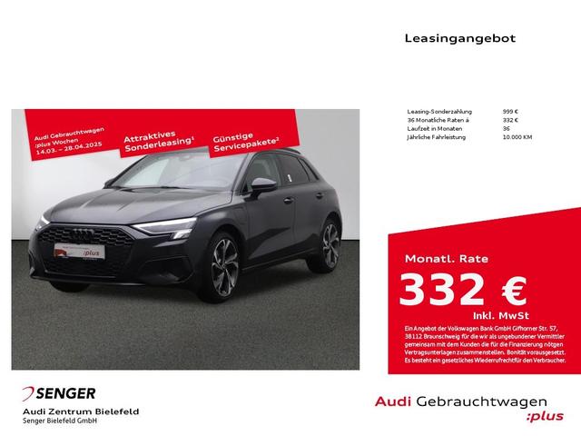 Audi A3 Sportback 40 TFSI e Advanced MMI LED AHK