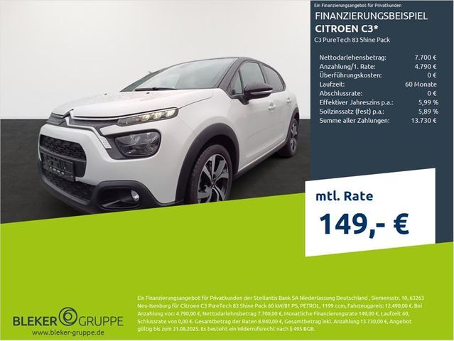 Citroen C3 PureTech 83 Shine Pack
