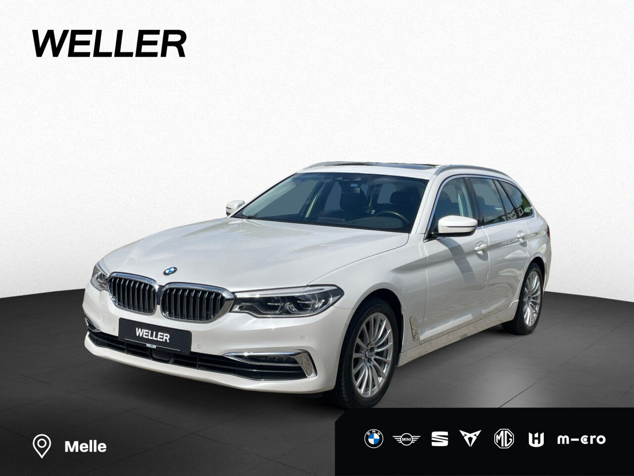 BMW 520d Touring Luxury PANO AHK RFK DAPlus HdUp ALed
