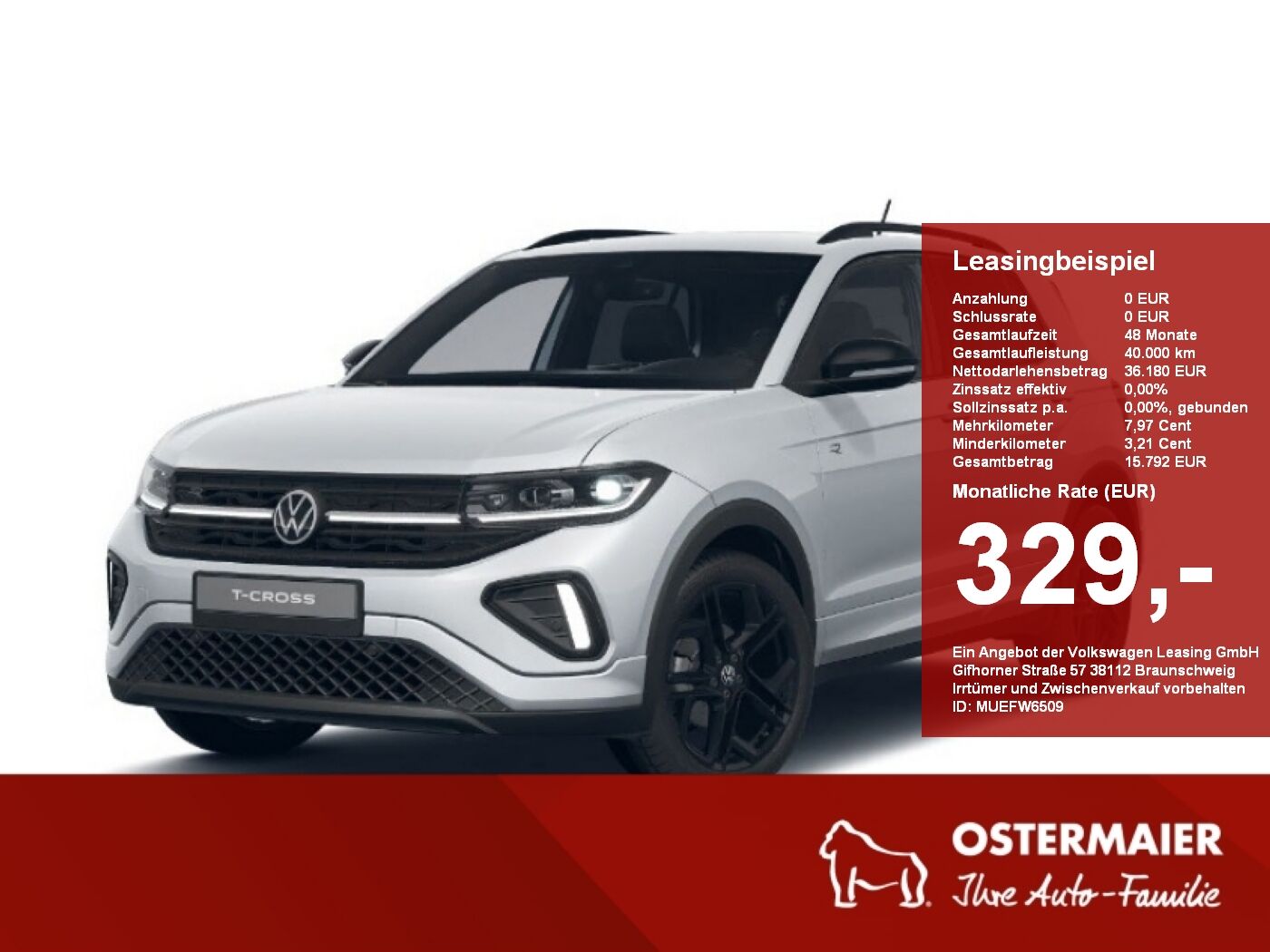 VW T-Cross R-Line 1.5TSI 150PSDSG 5J-GARANTIE,IQ.LI