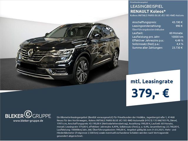 Renault Koleos Initiale Paris Blue dCi 185 Automatik 4x