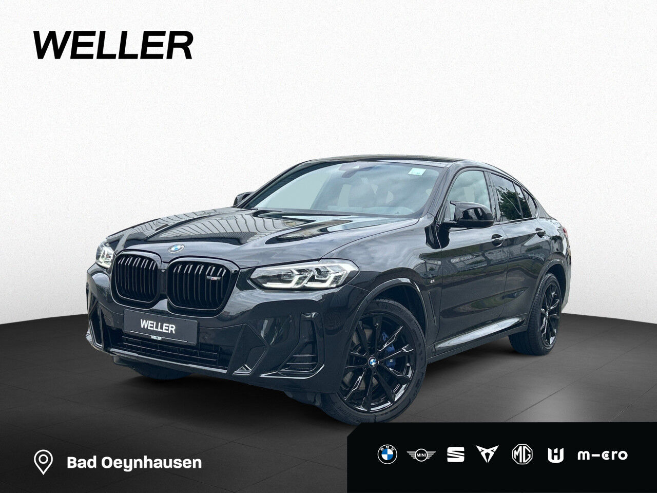 BMW X4 M40d LicPro HUD KAM Adt.LED MEM Hifi DAB Temp